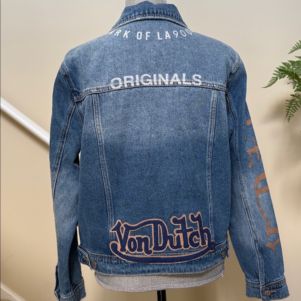 Von Dutch Blue Jean Jacket. Size M. - Picture 14 of 16